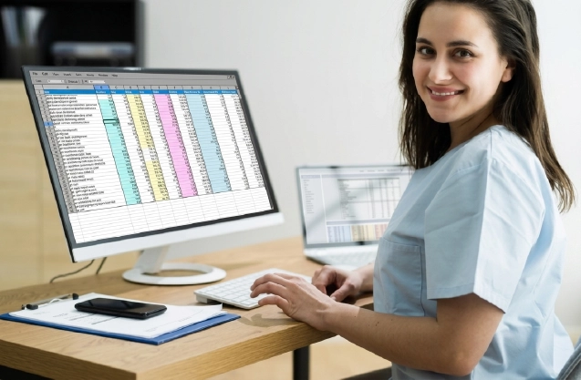 Analyzing medical billing spreadsheets