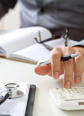 Healthcare financial calculator analysis