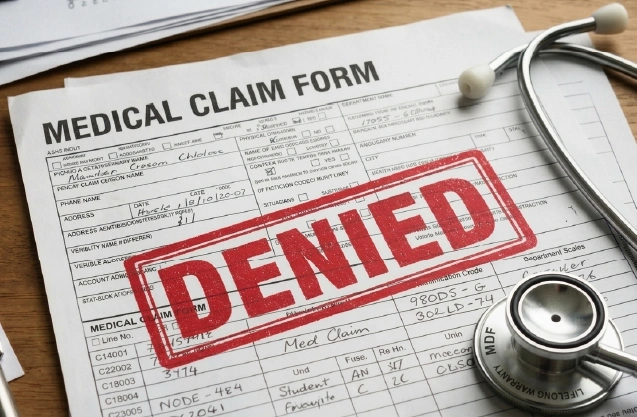 Denied medical claim form